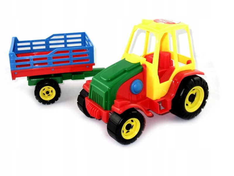 traktor z przyczepą w siatce | 404 — 4