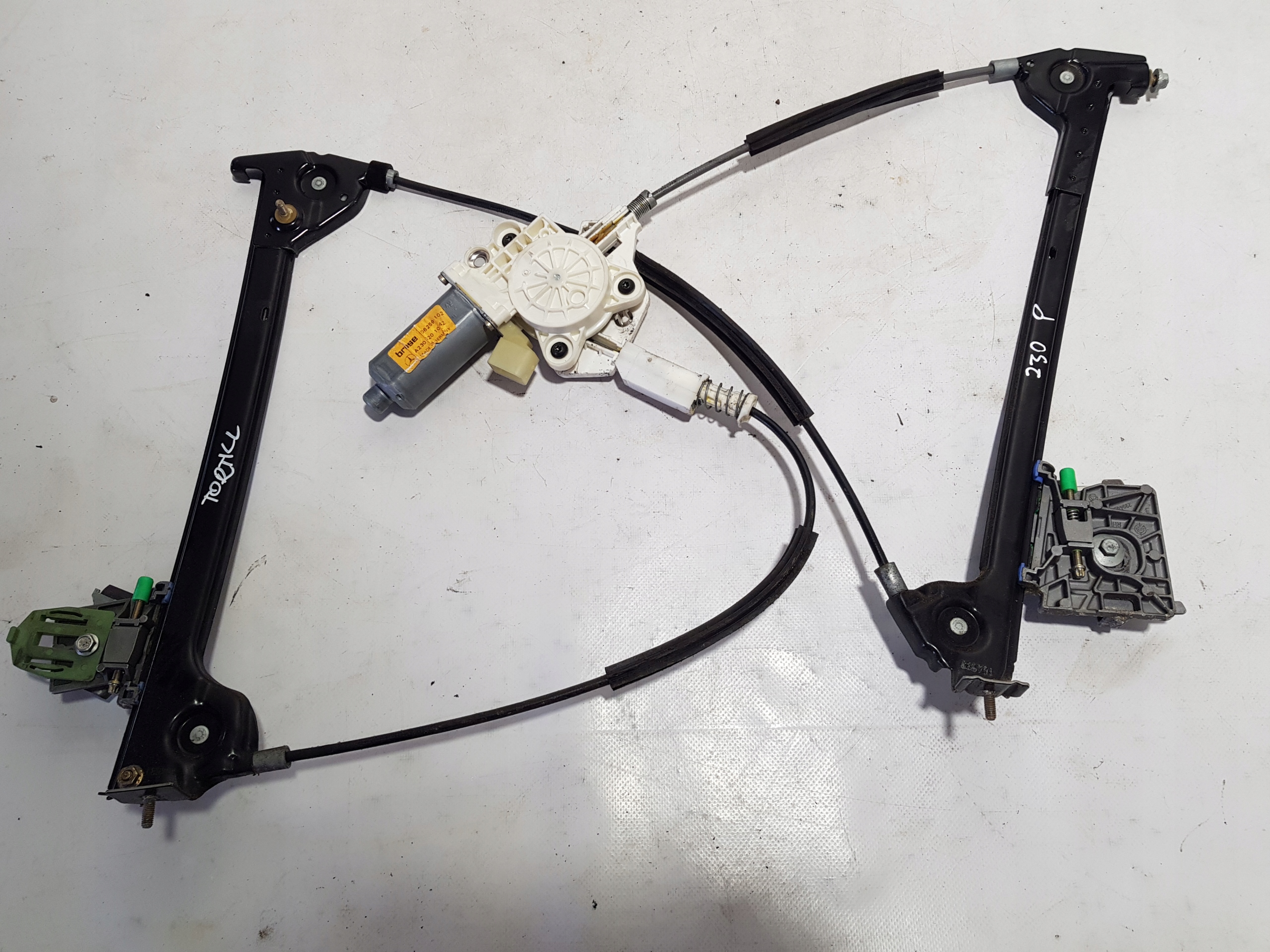 window regulator mechanism right front MERCEDES SL R230 W230