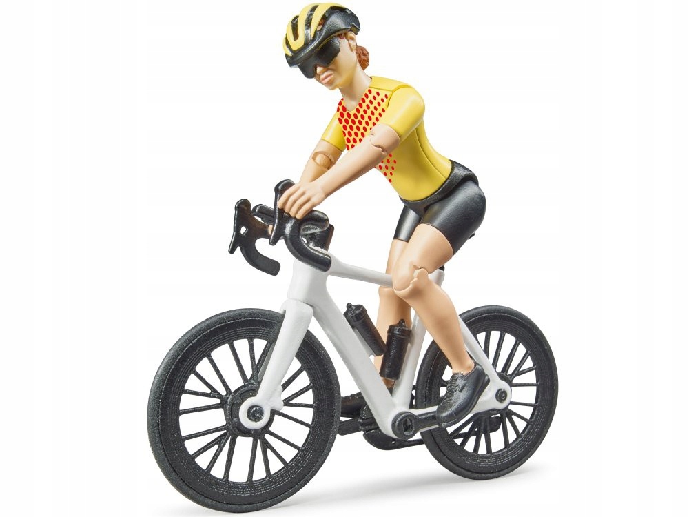 Bruder 03485 Auto Roadster z figurką i rowerem Marka Bruder