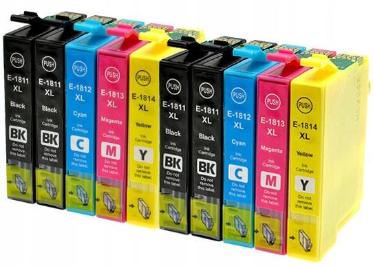 

10 Tusze T1811 do Drukarki Epson XP205 XP305 XP405