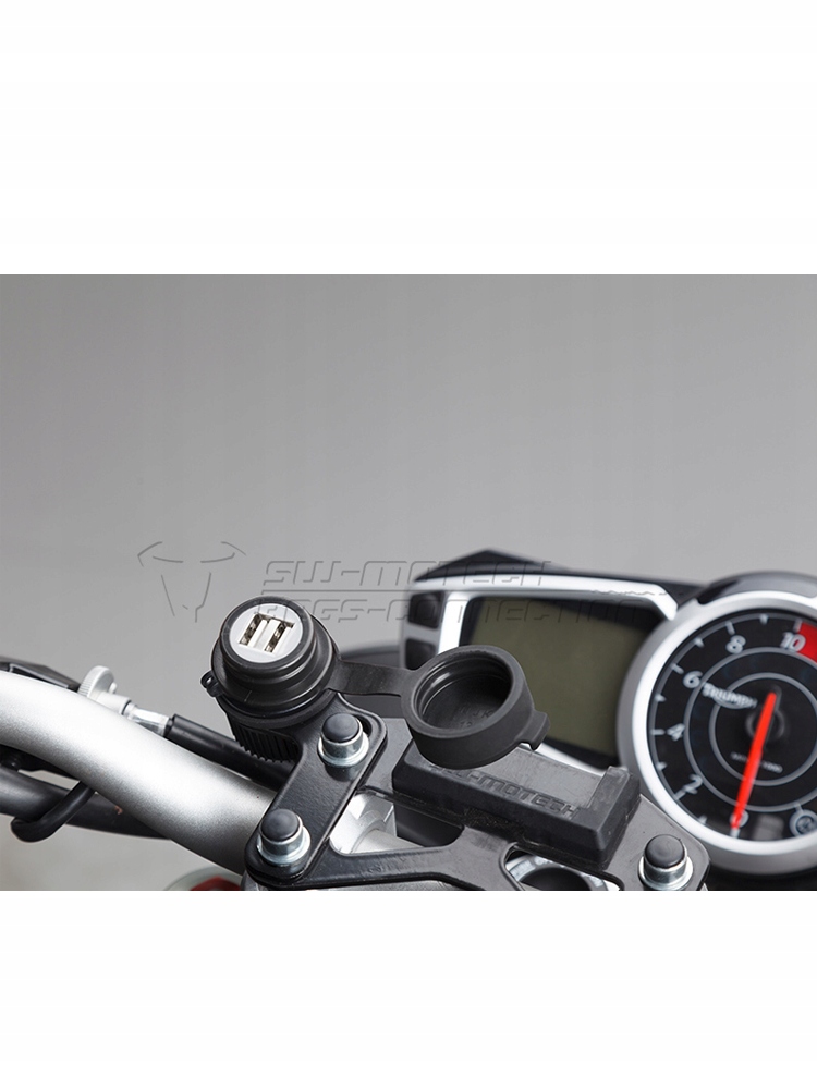 Подвійний USB-порт SW-MOTECH з кабелем 2.0 A, 12 В