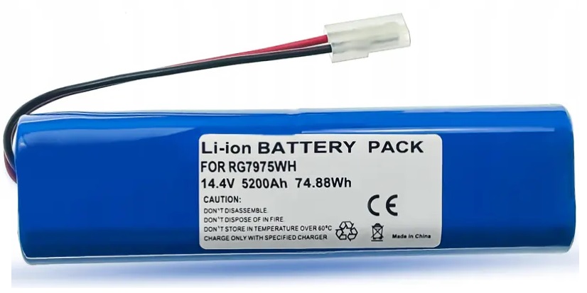 Nowa Bateria RG7987 Do Tefal X-plorer Serie 95 Total Care RG7975WH 5200mAh