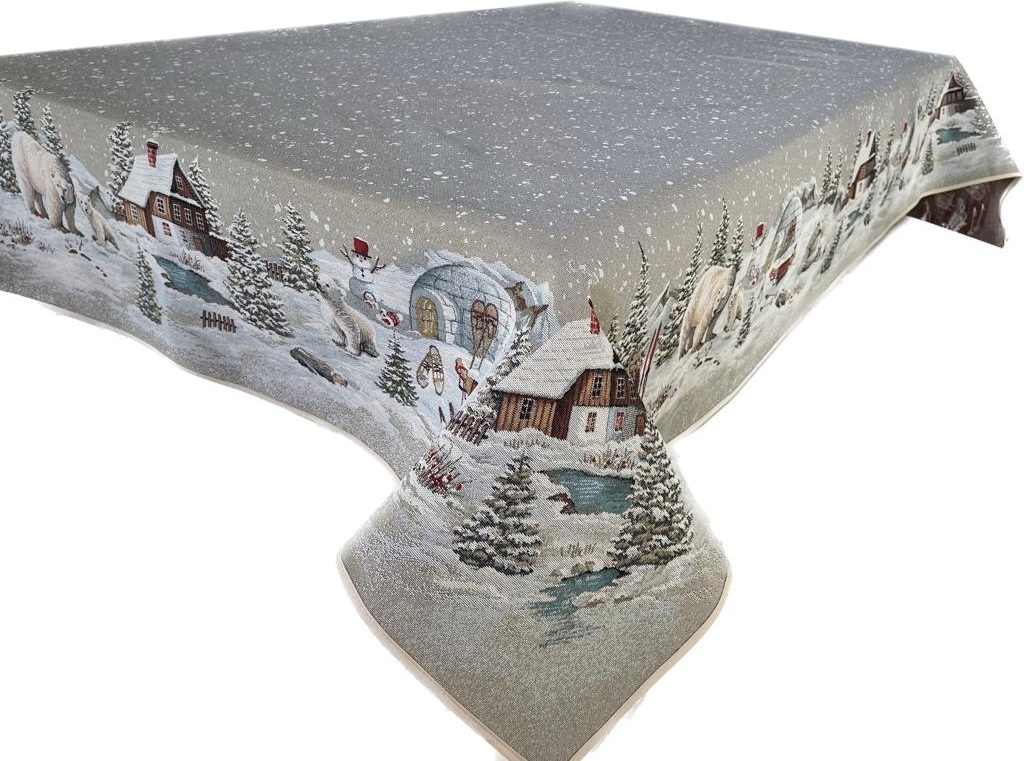 Ubrus 120x140 cm s polárními medvídky 1058