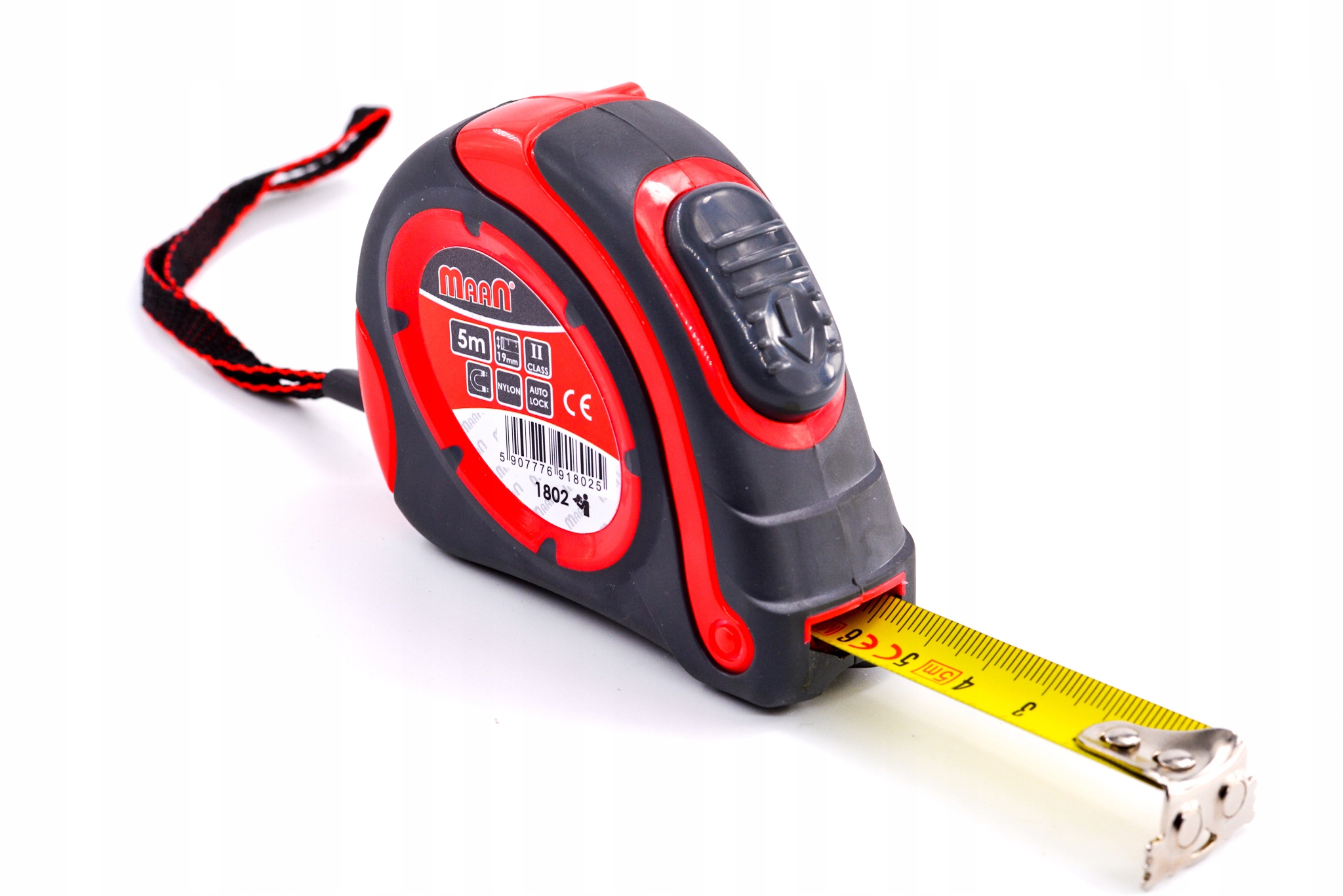 

Miara metrówka zwijana Nylon z magnesem 5m x 19mm