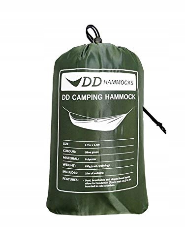 Hamak Turystyczny Lekki Dwuwarstwowy Na Wędrówki I Podróże DD HAMMOCKS — miniatura 2