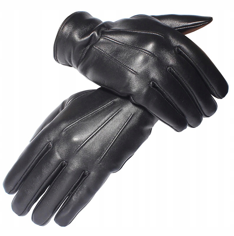 GRUBE Rękawiczki zimowe REVERSE Skórzane MĘSKIE OCIEPLANE MIŚ roz XL Marka Reverse