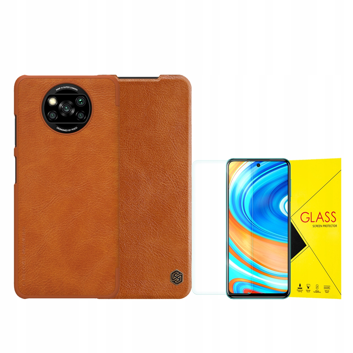 

Nillkin Qin Etui Do Xiaomi Poco X3 Nfc + Szkło