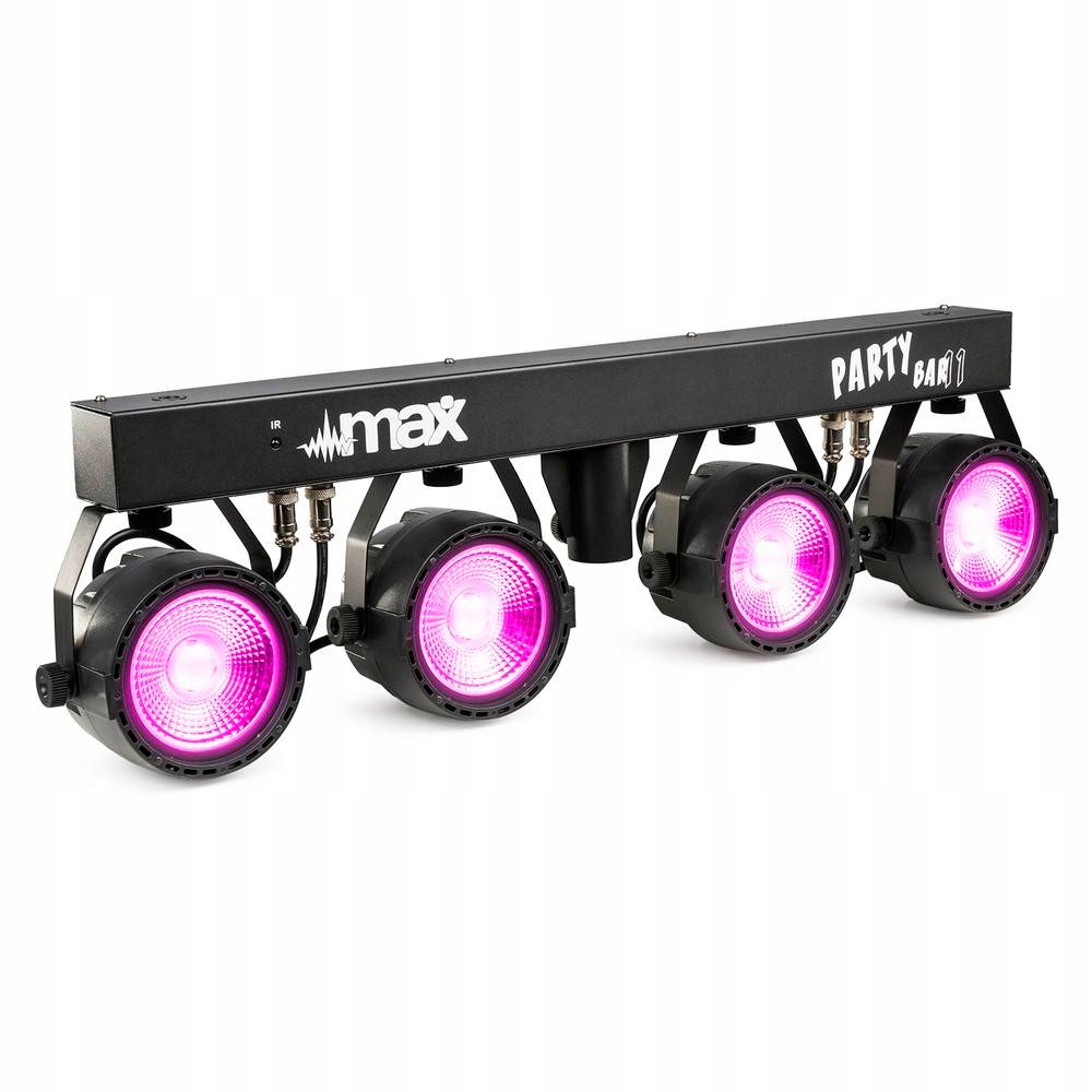 Zestaw oświetleniowy PARTYBAR11 4x 20W COB DMX Marka MAX