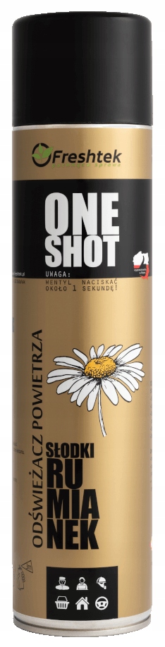 FRESHTEK - ONE SHOT - Neutralizator zapachów - SŁODKI RUMIANEK - 600 ML
