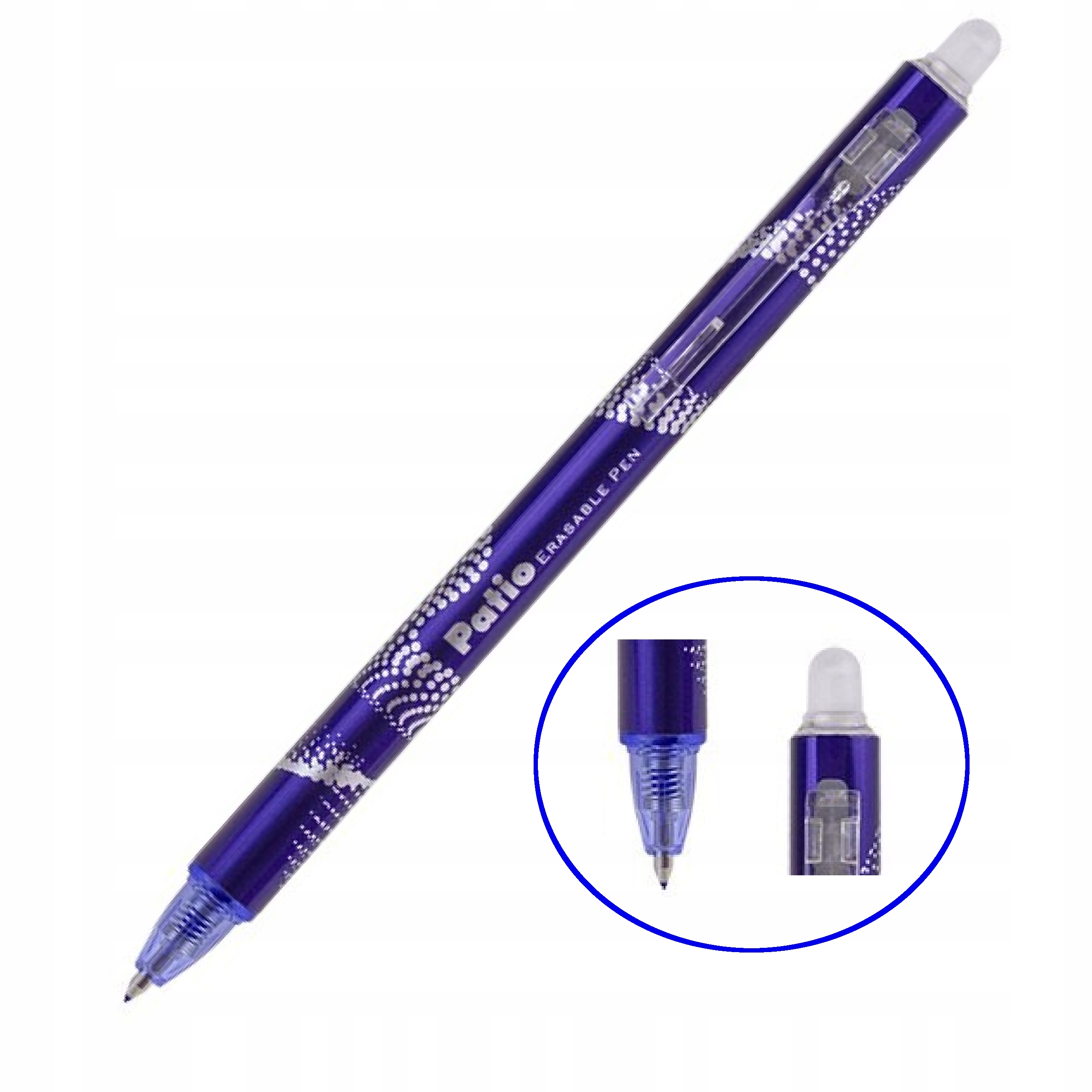 ZESTAW DŁUGOPIS ŚCIERALNY AUTOMATYCZNY PATIO 12szt Marka Patio