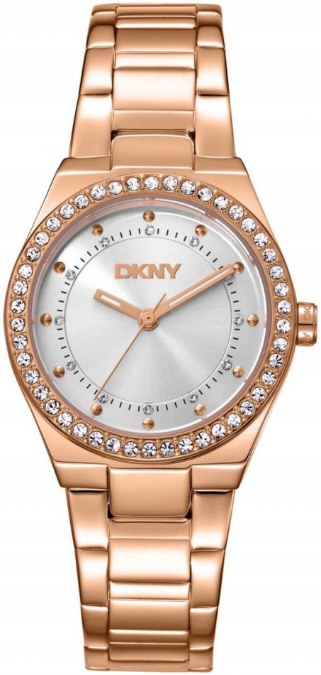 Zegarek damski Dkny DK1L100M0075 różowe złoto fashion