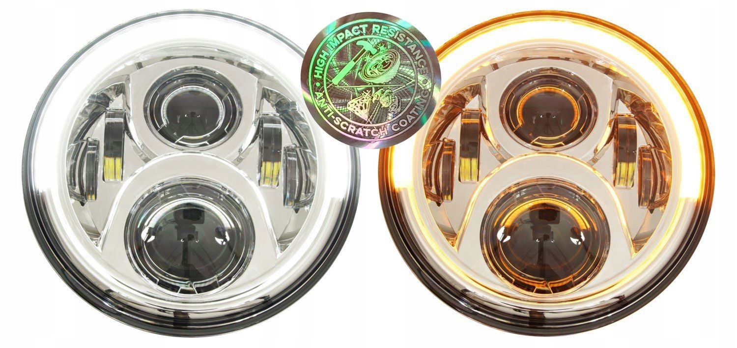 lampa LED chipy OSRAM 7 cali reflektor DRL chrom EAN (GTIN) 5905031213519