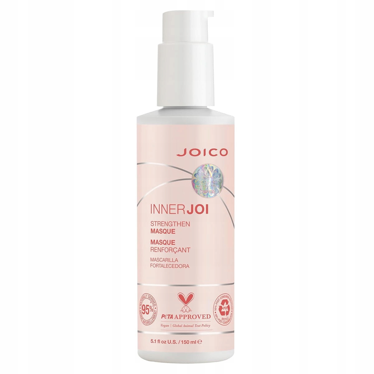 Joico InnerJoi Strengthen veganská posilující maska pro poškozené vlasy 150