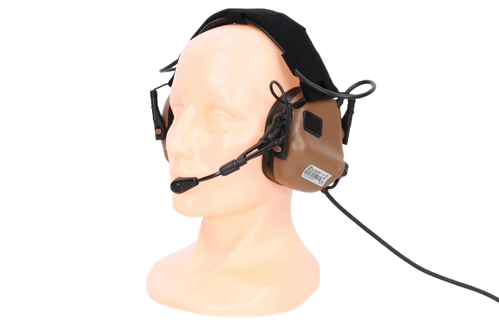 Earmor M32X Plus aktivní chrániče sluchu Coyote Brown
