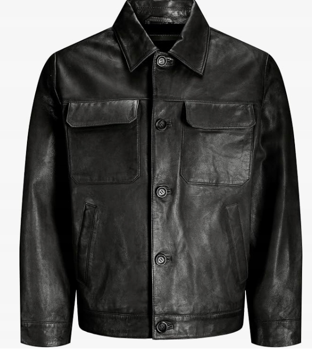 Jack & Jones Kožená bunda