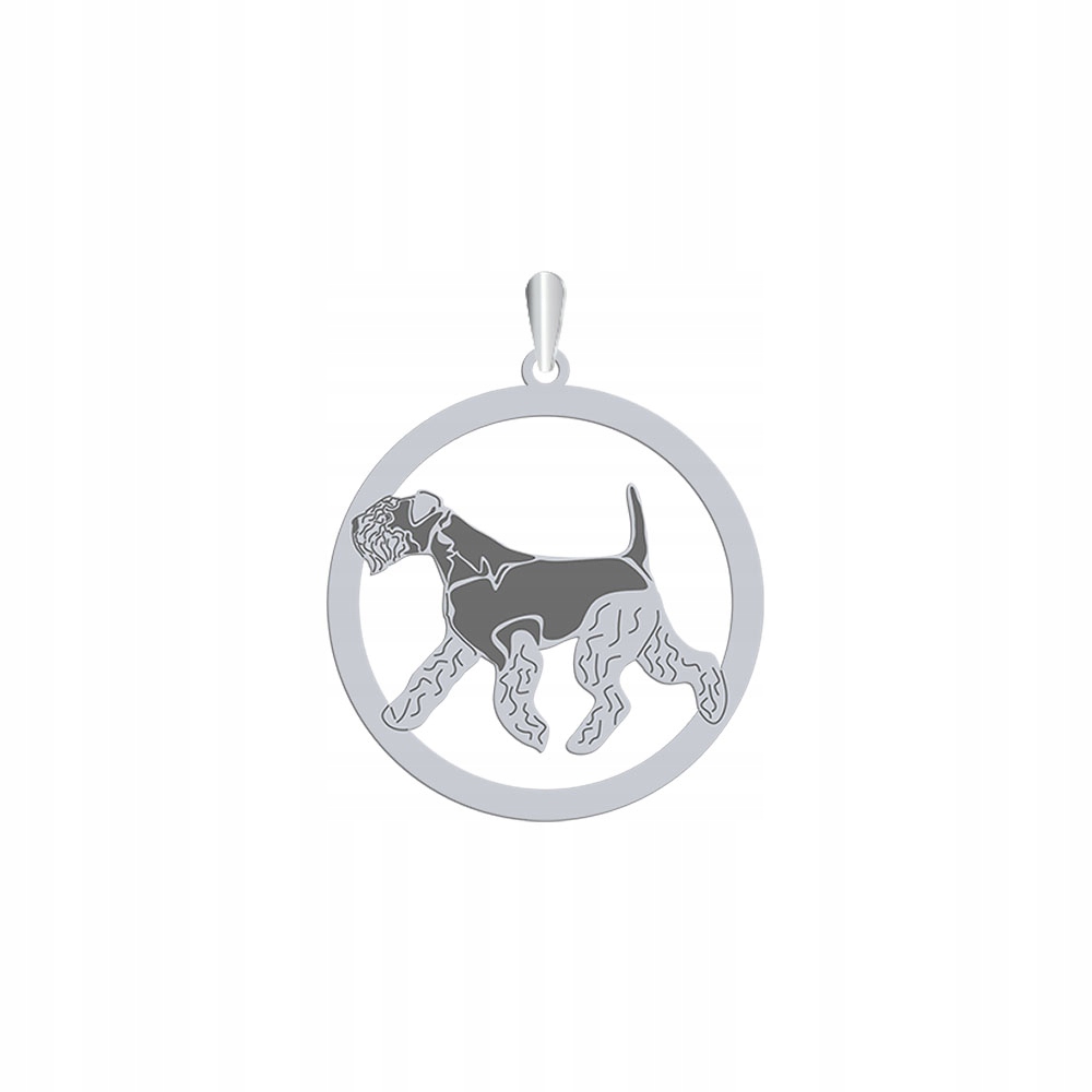 Stříbrný přívěsek s psem Lakeland Terrier 925 Dárek Šperky Gravírování