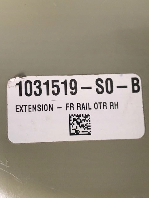 Tesla S wneka kola zakoncz karoserii 1031519 S0 B Catalog number for substitute 1031519S0B 1031519