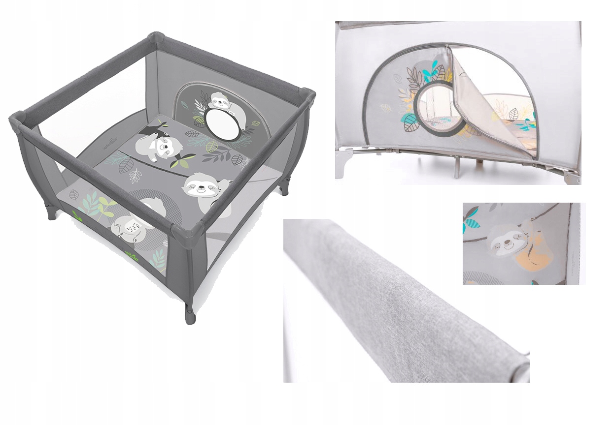 Baby Design Play duży kojec do zabawy, łóżeczko