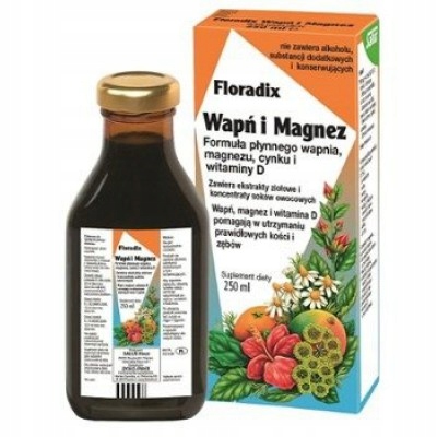 FLORADIX Wapń i Magnez, 250ml