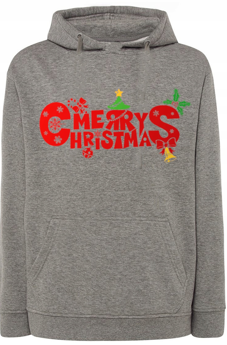 Veselé Vánoce Pánská Mikina Kapuce vel. 4XL