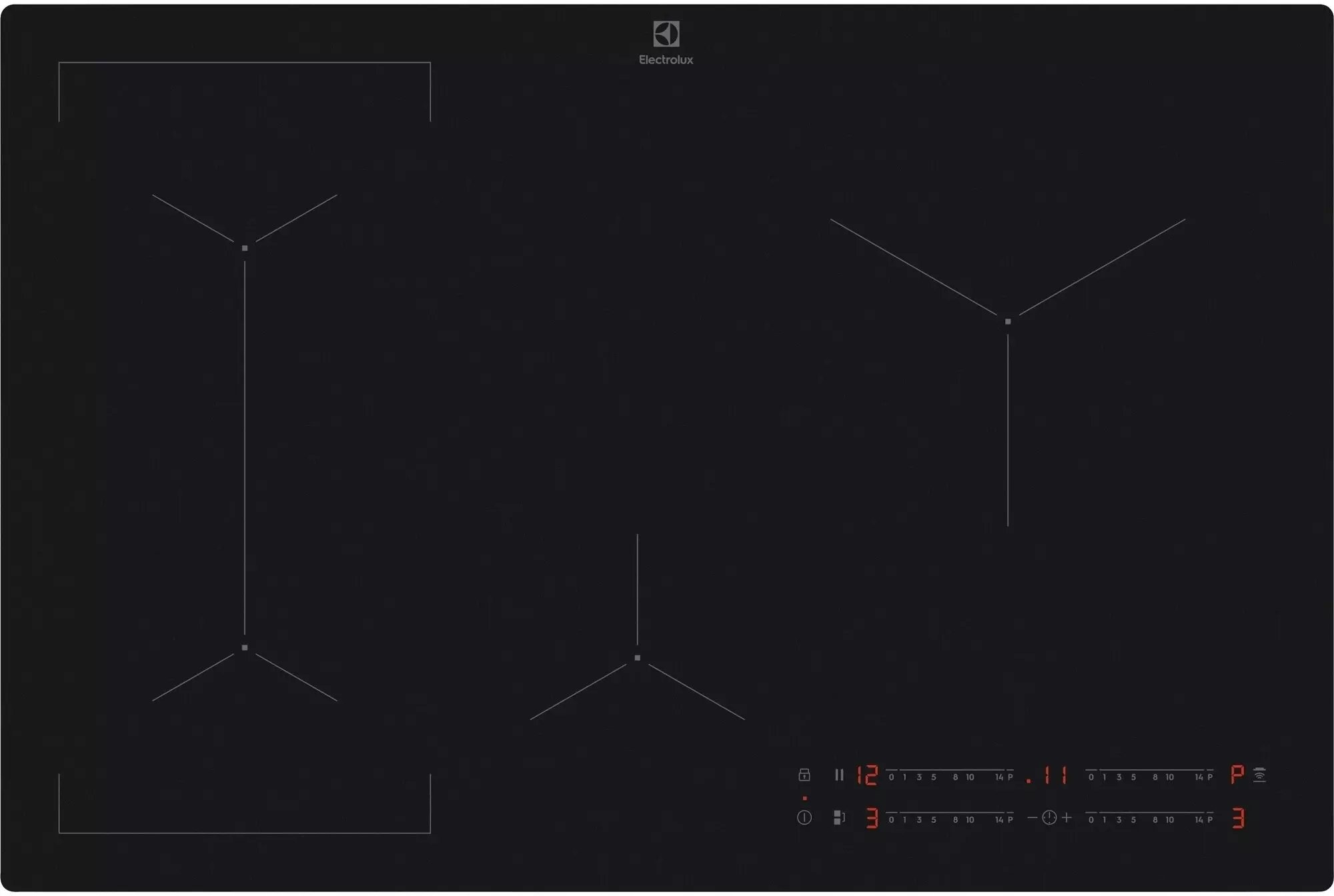 Płyta grzewcza Electrolux Bridge 600 SaphirMatt Se EIV83443CT