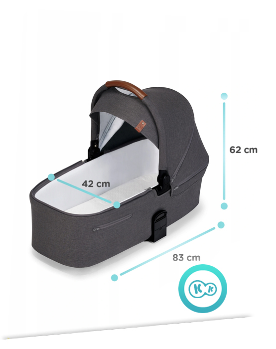 KINDERKRAFT 4W1 EVERYDAY 04 LIGHT GREY I ATON BAZA Model Everyday