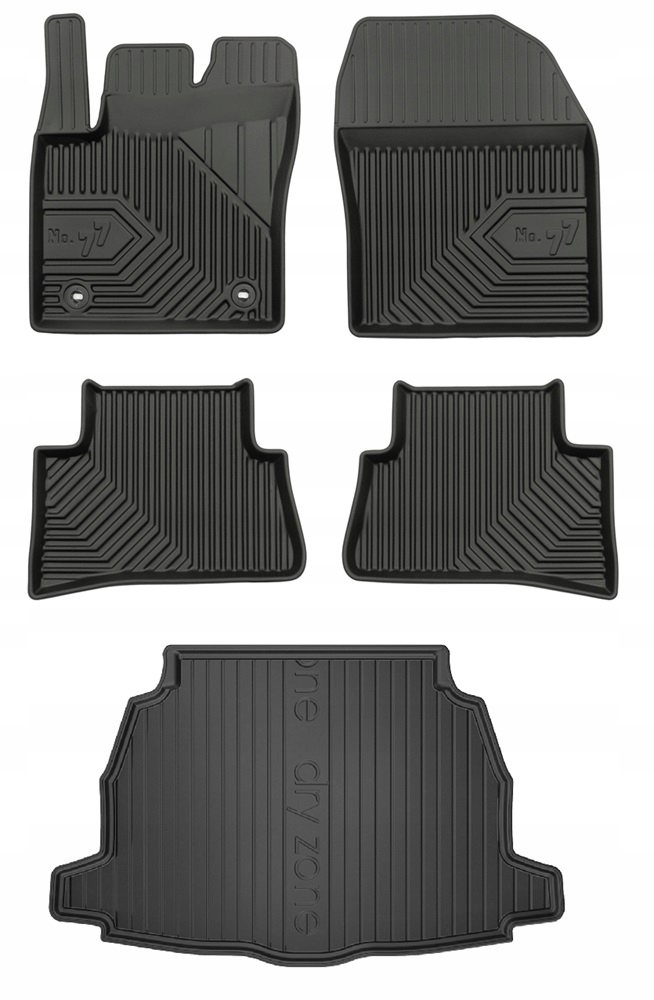 Set 77 Koberce a rohože Toyota C-hr 2016-2019