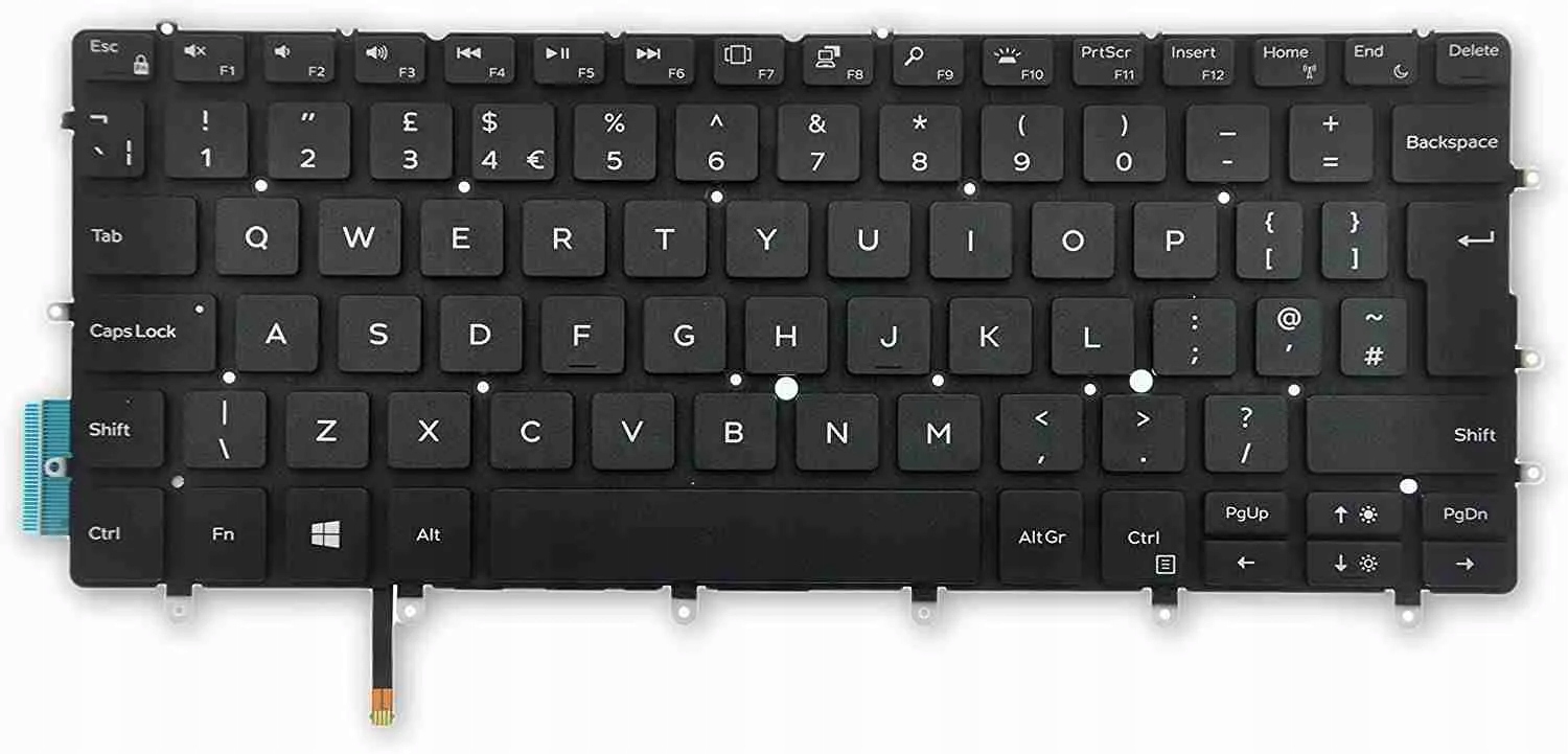 Dell Xps 9370 9380 7390 9305 Nowa Oryginalna Klawiatura Uk