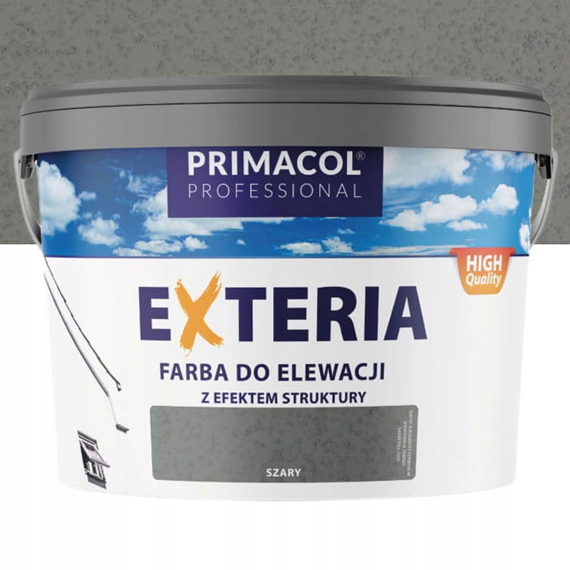

Primacol Elewacyjna farba Exteria szara 9L
