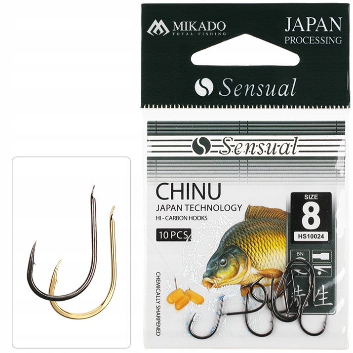 Haczyki Mikado Sensual Chinu nr 6 G 10szt.