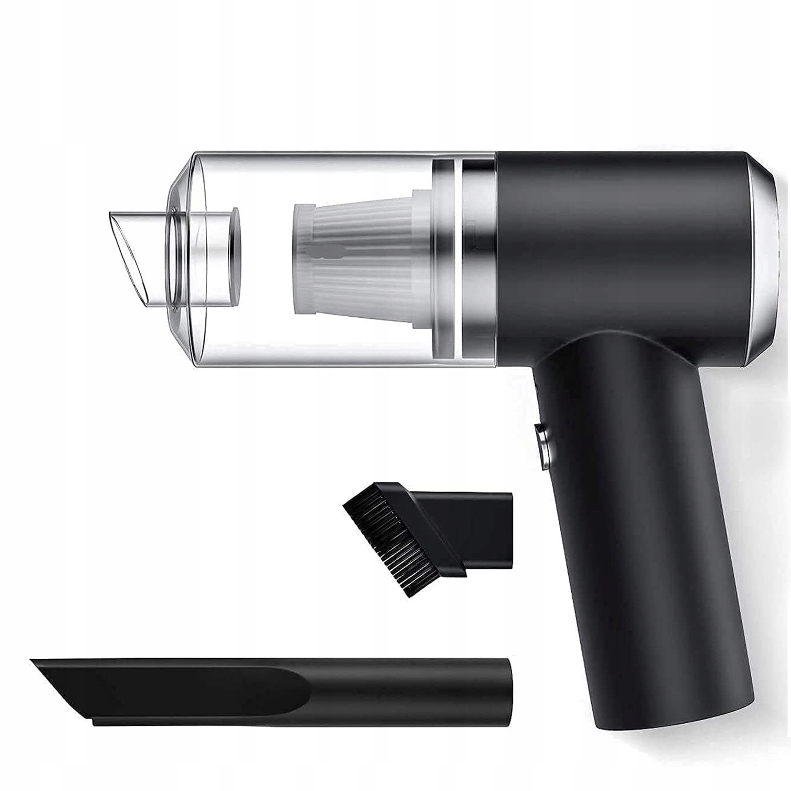 RĘCZNY MOCNY ODKURZACZ SAMOCHODOWY BEZPRZEWODOWY DO AUTA DOMU 2w1 DMUCHAWA EAN (GTIN) 5901854599083