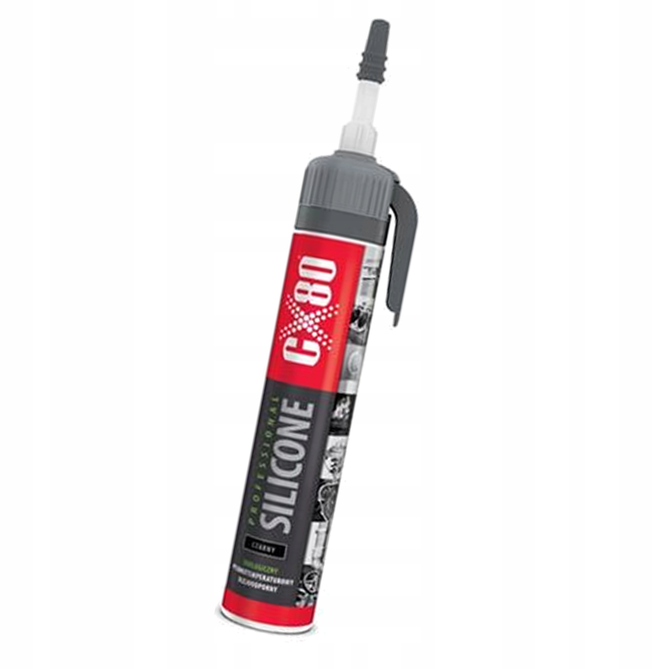 CX80 Silikon wysokotemperaturowy Czarny 210gr