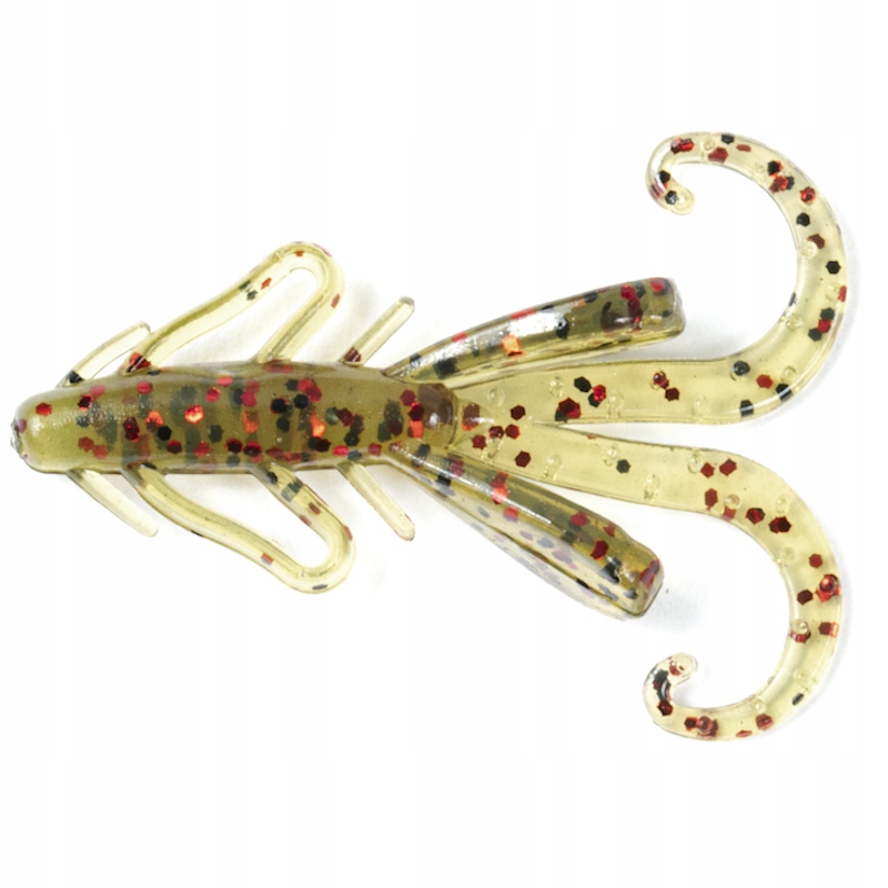 Lucky John Hogy Hog 0,8'' 2cm Green Pumpkin robak rak nimfa na białoryb