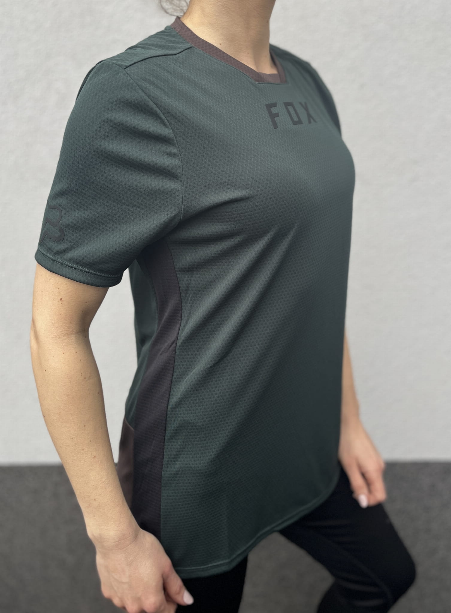 Koszulka Rowerowa Fox Lady Defend Emerald S