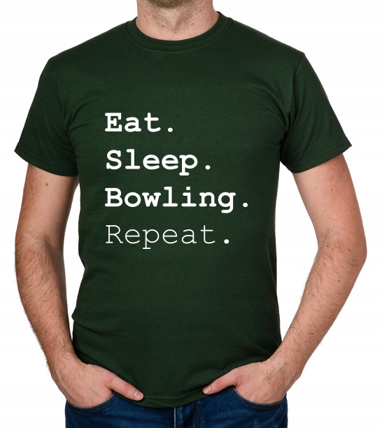 

koszulka Eat Sleep Bowling Repeat prezent