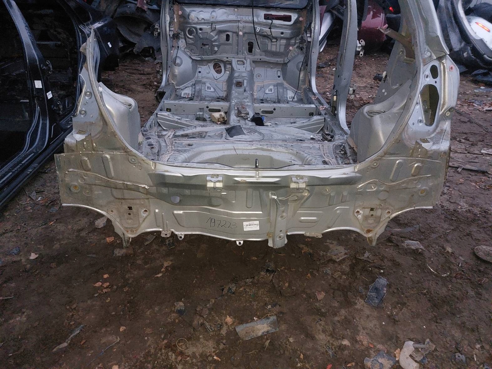 sump boot rear panel TOYOTA YARIS II LIFT 1F8