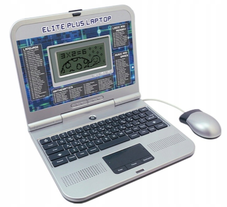 EDUKACYJNY LAPTOP DLA DZIECI INTERAKTYWNY 5+ PREZENT NA MIKOŁAJKI NA ŚWIĘTA