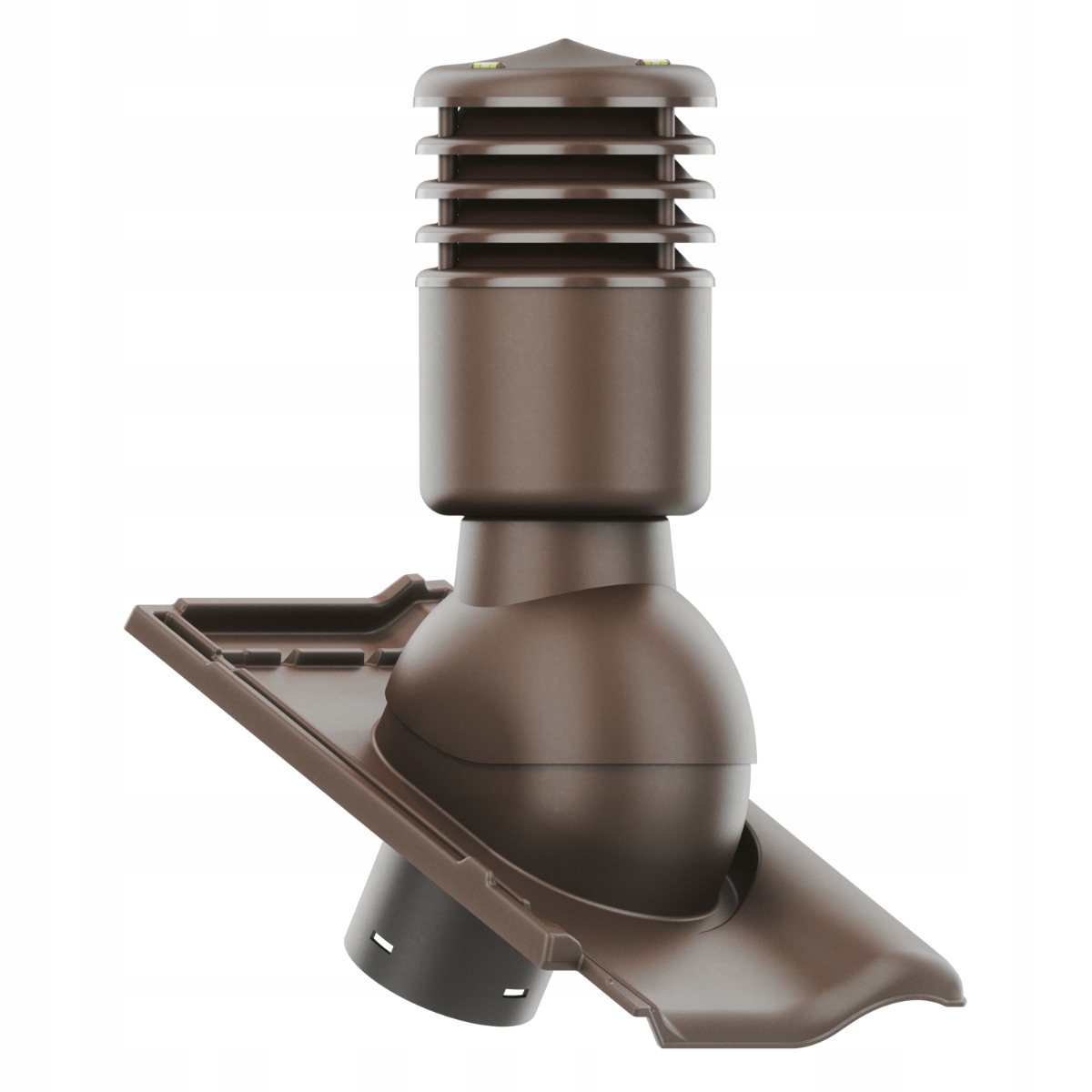 větrací komín Izolovaný fi125 Braas Rubín 9V Hnědý