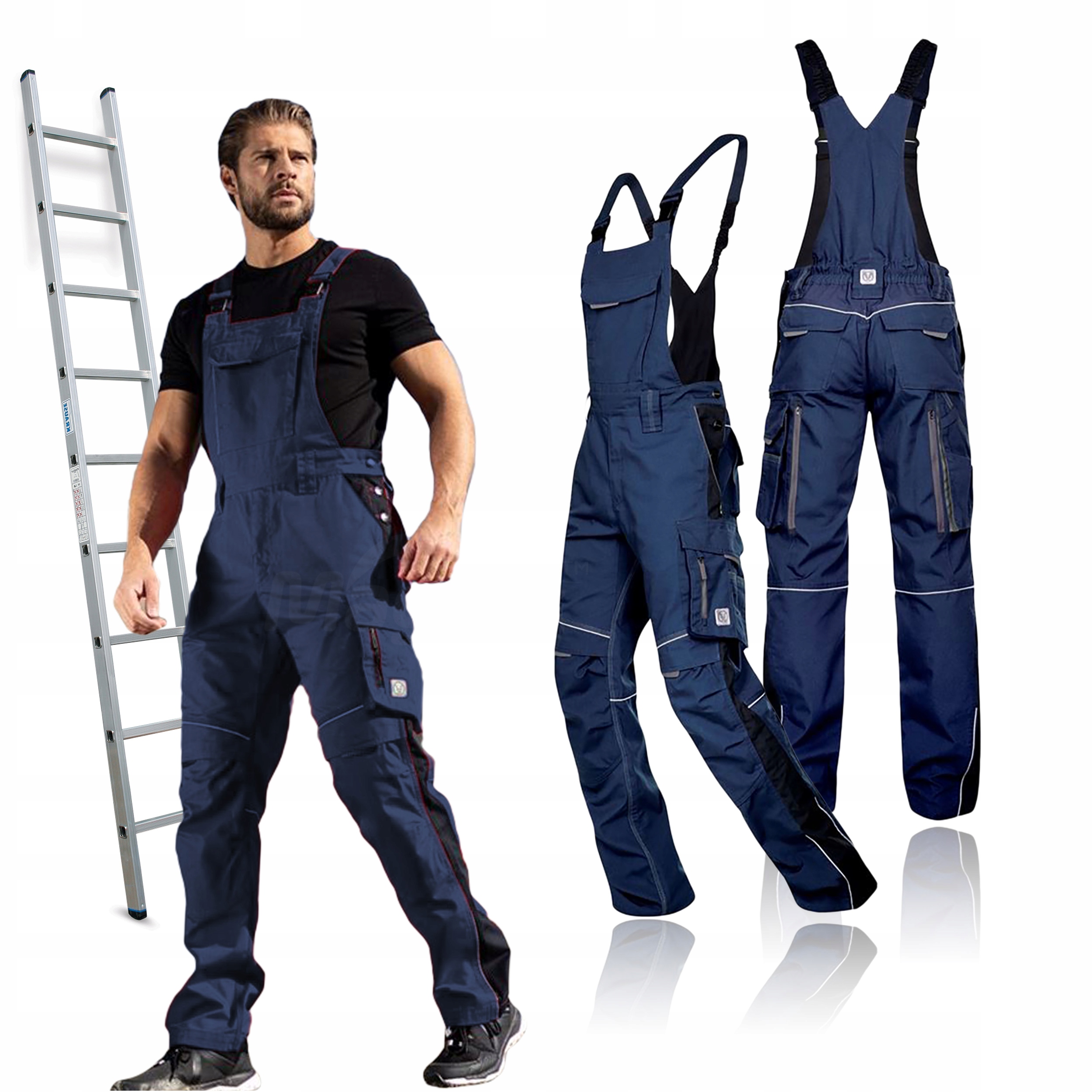 Ochranné pracovní kalhoty pro muže, módní, tmavě modré Ardon Urban+ 52