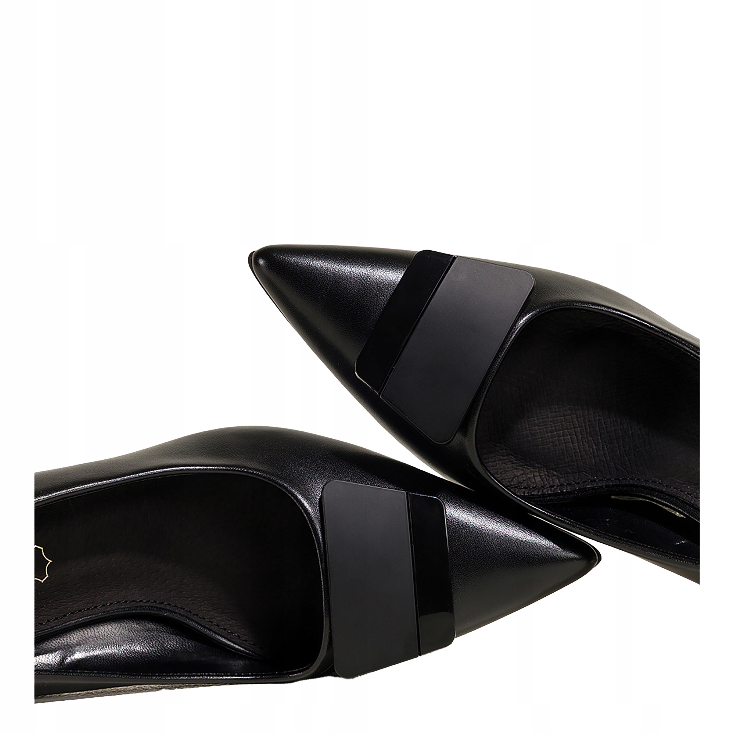 Klasyczne Czółenka Czarne Damskie Na Szpilce Modne r 39