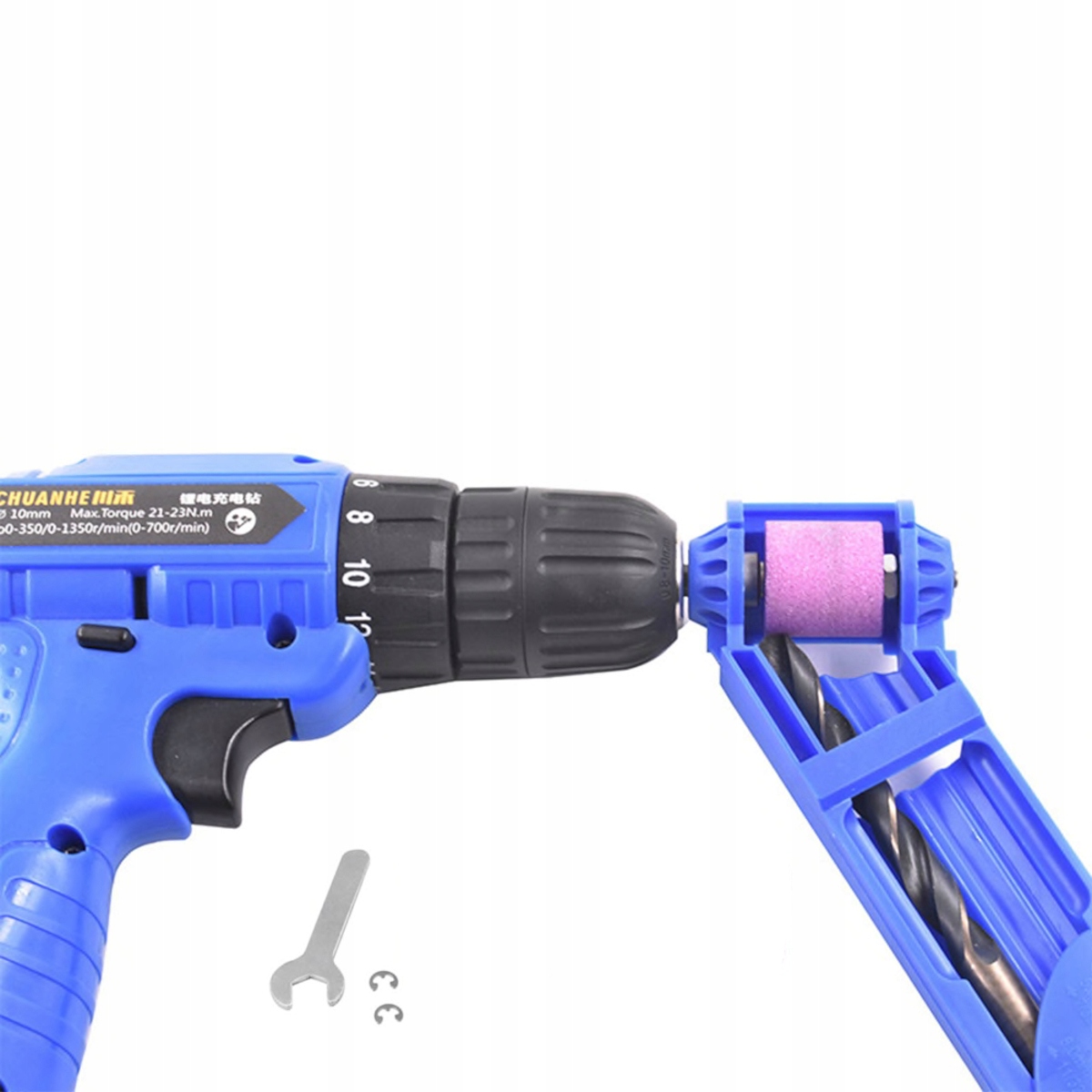 PRZENOŚNA OSTRZAŁKA DO WIERTEŁ WIERTARKI WKRĘTARKI Moc 0 W