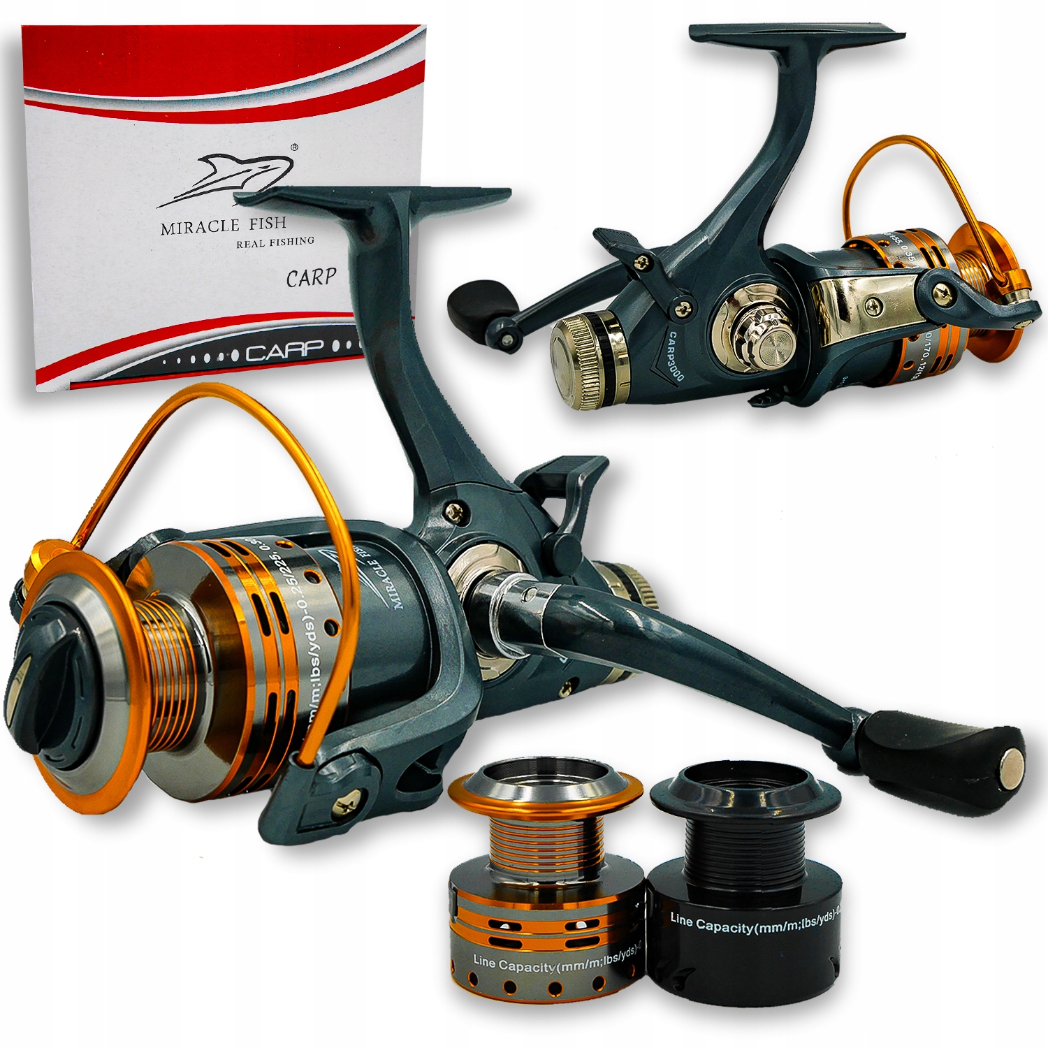 

Kołowrotek karpiowy Z Wolnym Biegiem Carp 3000 9+1