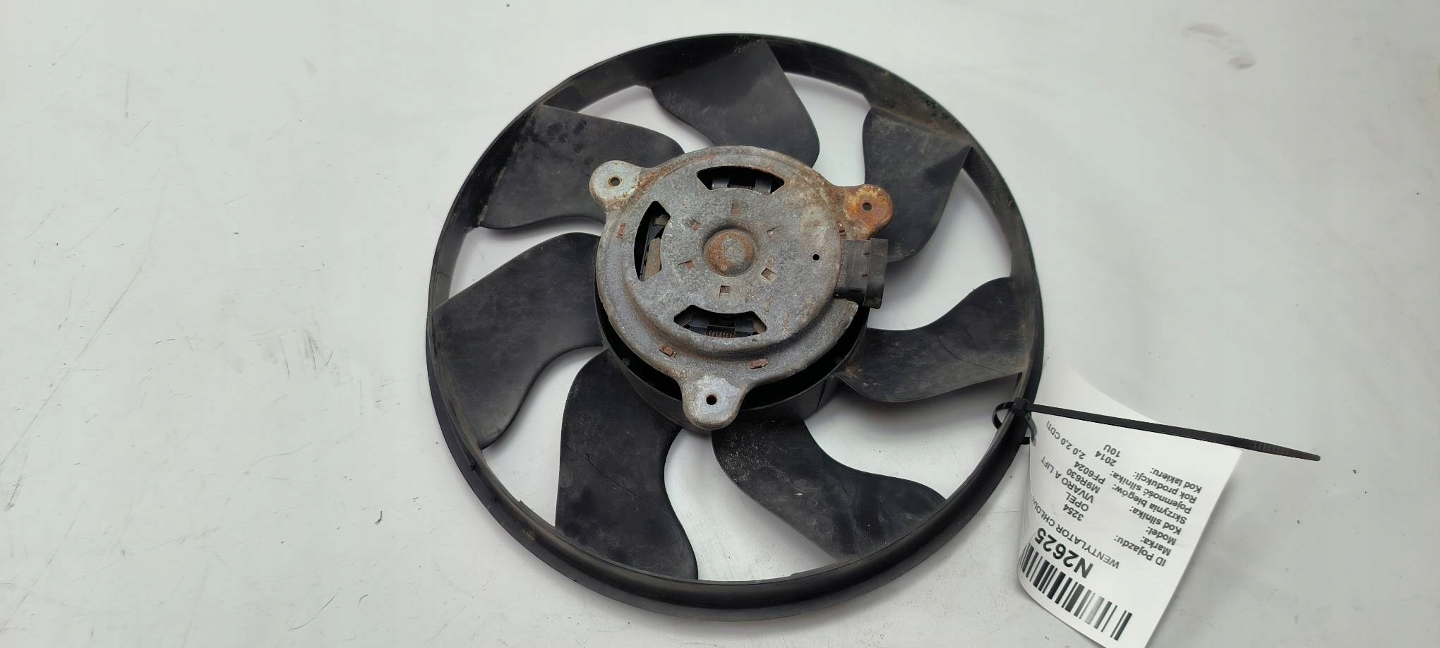 ventilátor chladiče OPEL VIVARO A LIFT