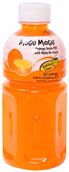 

Mogu Mogu Pomarańcza, dodatek Nata de Coco 320ml