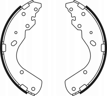 Szczęka hamulcowa FORD RANGER MAZDA B-SERIE, BT-50 2.2-3.2D 09.98- Producent części ABE