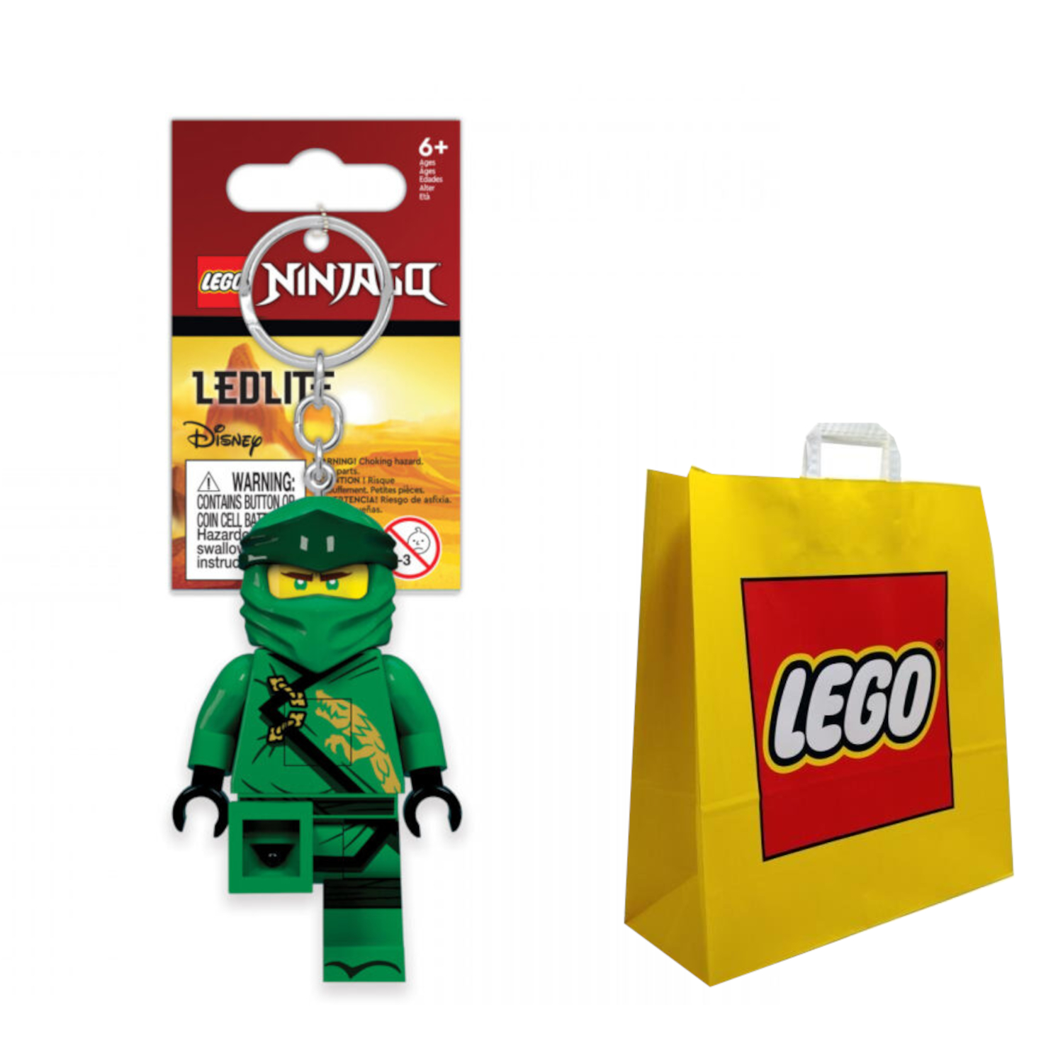 Brelok z latarką Lego Ninjago LGL-KE150H – Lloyd Torba Prezentowa Lego