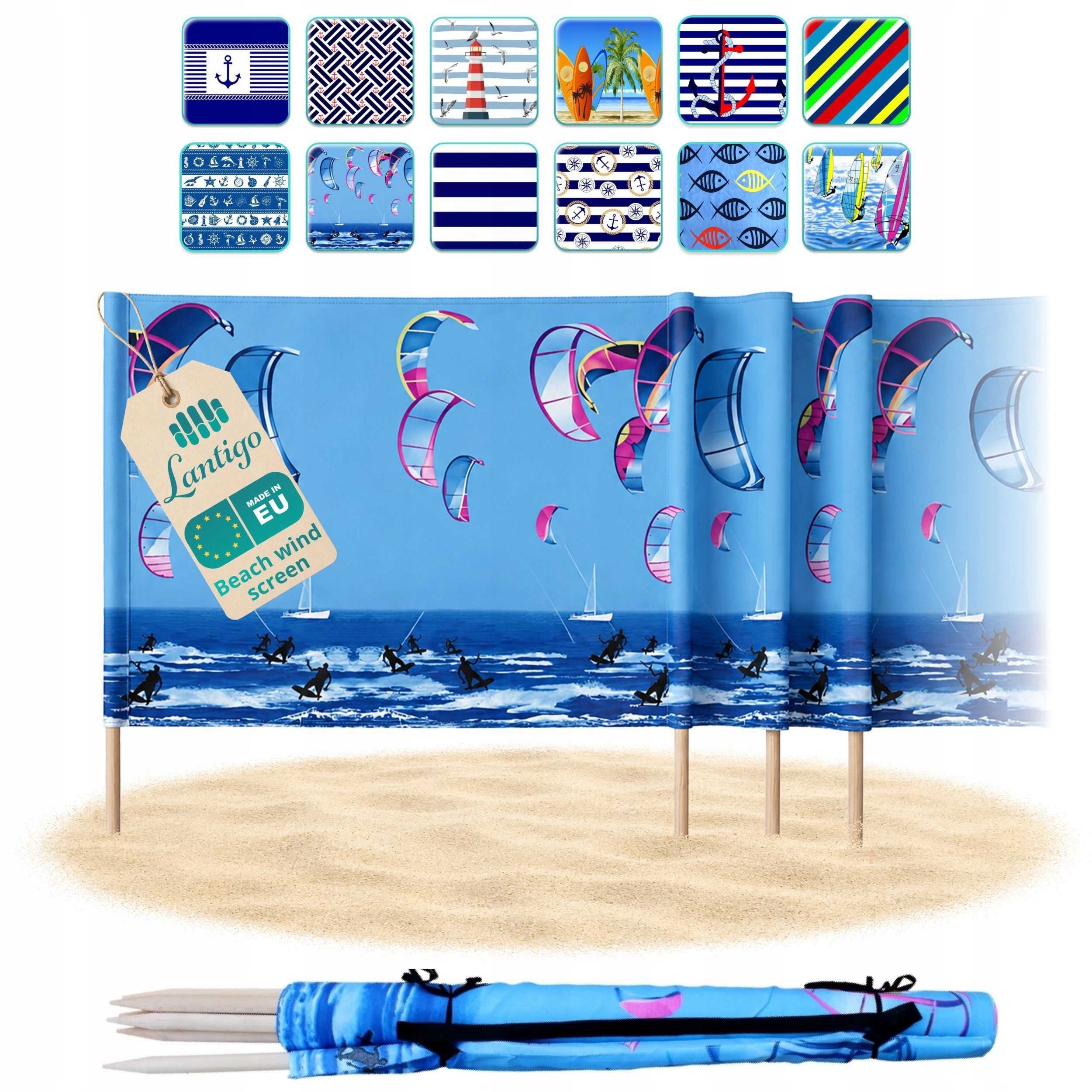 Lantigo paraván 12 m x 80 cm Uv mikrovlákno Kitesurfing