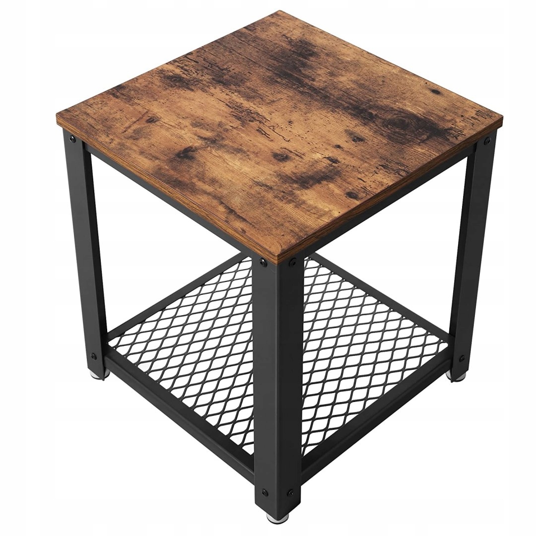 Stolik Boczny Kawowy Do Salonu Szafka Nocna Do Sypialni Rustykalna 45x45x55