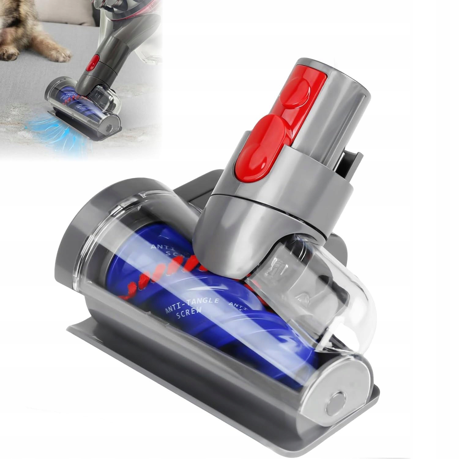 Szczotka Elektryczna Kompatybilna Z Odkurzaczami Dyson V15, V11, V10, V8 V7