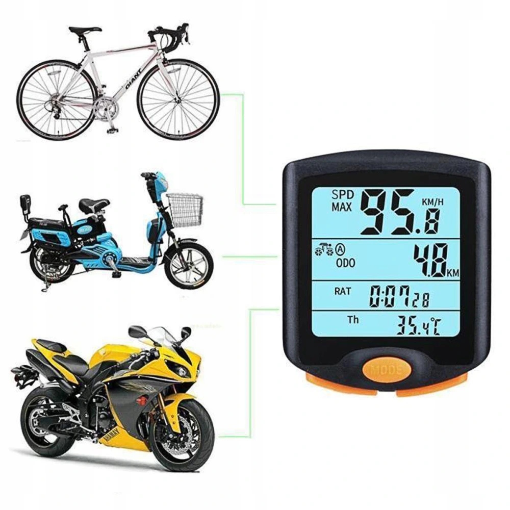 Bezprzewodowy Licznik Rowerowy Wodoodporny EAN (GTIN) 8726024924338